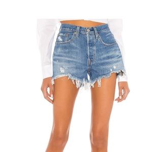 Levi’s 501 original denim shorts in Athens mid short
